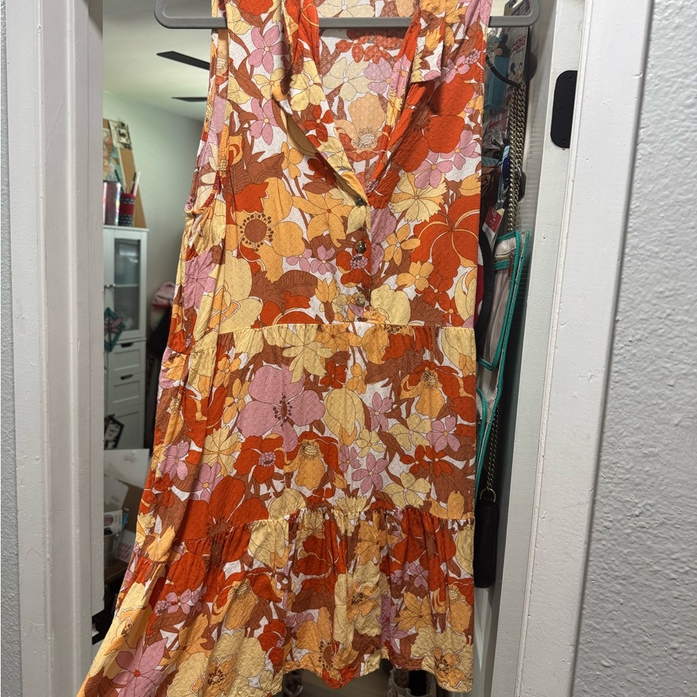 Show Me Your MuMu Asymmetrical Orange Sundress